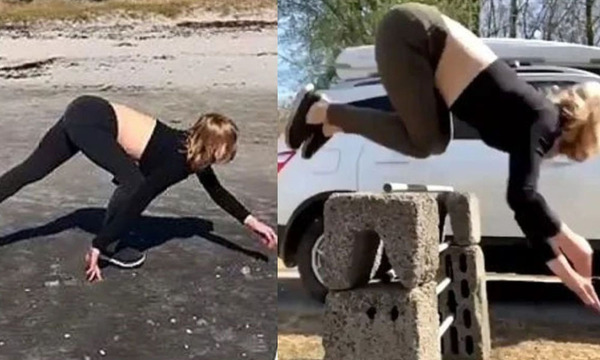 Ayla, la “yegua humana” que trota, galopa y salta: “Se siente un caballo”