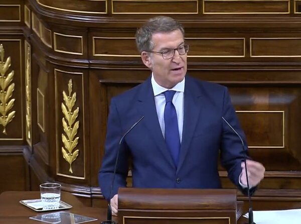 España: Feijóo rechaza amnistía catalana en sesión de investidura - ADN Digital