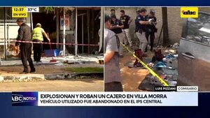 Video: Explosionan cajero automático en Villa Morra - ABC Noticias - ABC Color
