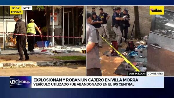Video: Explosionan cajero automático en Villa Morra - ABC Noticias - ABC Color
