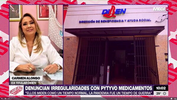 "Pytyvõ medicamentos": Exdirectora de DIBEN retruca denuncias y afirma que hay cuestiones políticas detrás - Megacadena