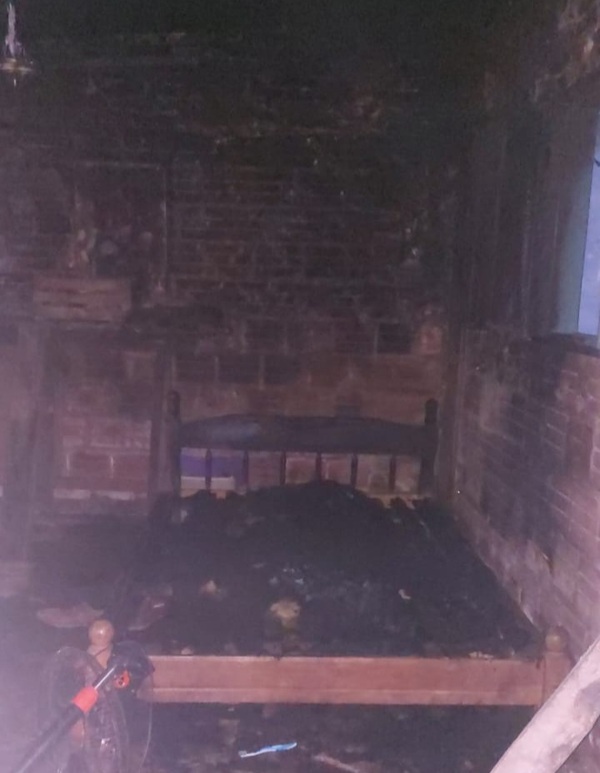Muere hombre discapacitado cuya vivienda fue incendiada presumiblemente en forma intencional