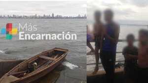 Pescadores encarnacenos salvan a niños argentinos que eran arrastrados por el Río Paraná