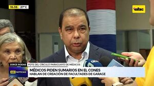 Video: médicos piden sumarios en el Cones - ABC Noticias - ABC Color