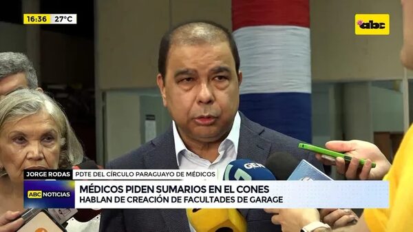 Video: médicos piden sumarios en el Cones - ABC Noticias - ABC Color
