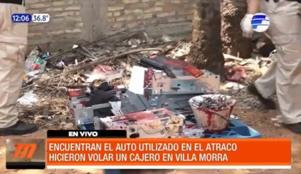 Hallan vehículo utilizado para robar un cajero | Telefuturo
