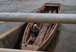 Rescatan a cuatro menores argentinos en una canoa que fueron arrastrados por las olas del Río Paraná - Megacadena