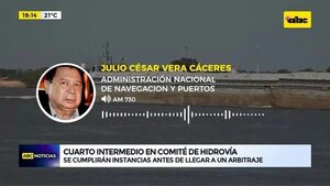 Video: cuarto intermedio en comité de Hidrovía - ABC Noticias - ABC Color