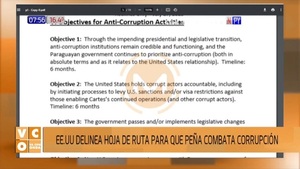 EEUU delinea hoja de ruta para que Peña combata la corrupción - Noticias Paraguay