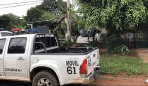 Motociclista asaltado por delincuentes en el Barrio Santa Librada de Coronel Bogado
