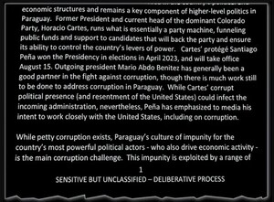 EE.UU. pone en la mira a Cartes en agresivo plan anticorrupción para Paraguay