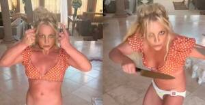 [VIDEO] ¡Miedo! El baile de Britney Spears con cuchillos