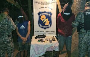 Detienen a dos supuestos microtraficantes en el Asentamiento San Isidro de Coronel Oviedo – Prensa 5