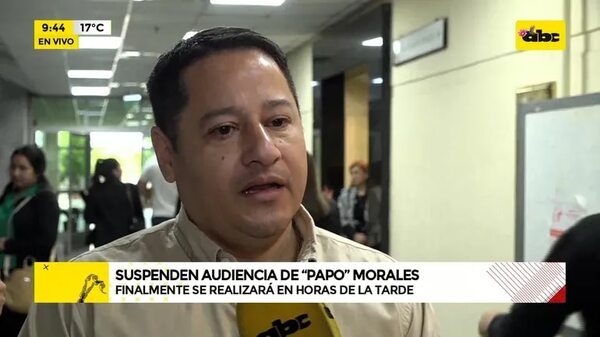 Video: Suspenden audiencia de “Papo” Morales - ABC Noticias - ABC Color