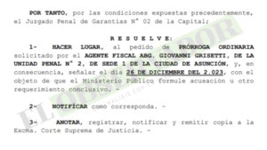 Fiscalía tendrá tres meses más para investigar una de las causas Mocipar
