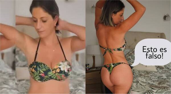 [VIDEO] ¡Gissela Cassettai mostró su cola falsa!