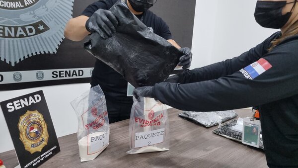 Can antidrogas de la Senad frustra envío de sustancias ilícitas