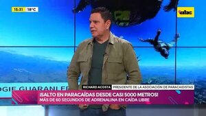 Video: ¡Salto en paracaídas desde casi 5000 metros! - Ensiestados - ABC Color