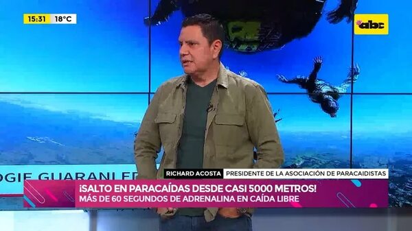 Video: ¡Salto en paracaídas desde casi 5000 metros! - Ensiestados - ABC Color
