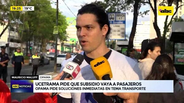 Video: Opama desde hoy sale a las calles exigiendo mayor frecuencia de buses - ABC Noticias - ABC Color