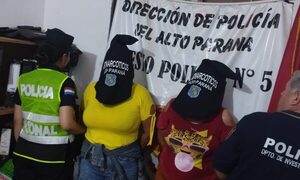 Capturan a madre y hermana de motochorro e incautan marihuana