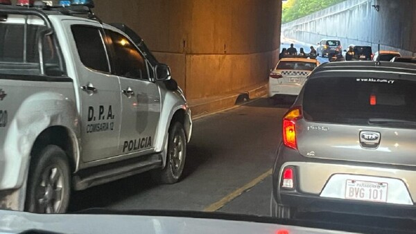 Suboficial de la Policía muere tras accidente en el túnel de Ñu Guasu