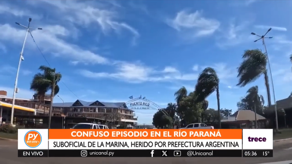 Autoridades argentinas hirieron y detuvieron a un marino paraguayo - trece