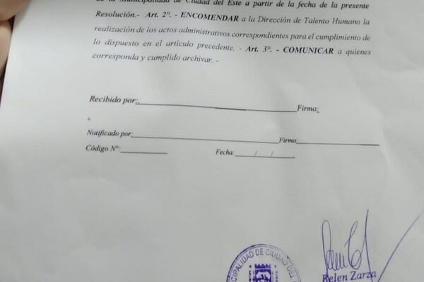 Prieto echa a funcionarios de concejales colorados, menos a los de Richard Alfonso y Liz Magnolia Pereira