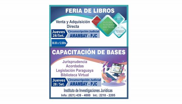 IIJ realiza feria de libros y capacitación sobre bases de datos jurídicos