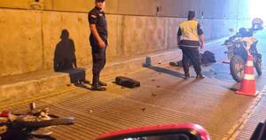 La Nación / Policía fallece en accidente en el túnel Semidei