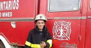La Nación / Rifa solidaria para bombero internado
