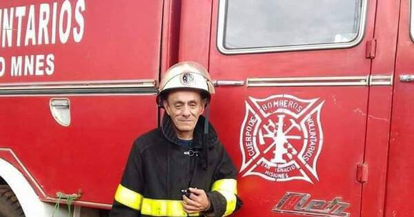 La Nación / Rifa solidaria para bombero internado