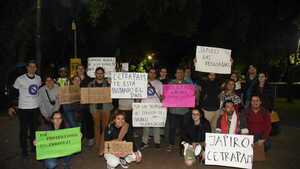 Protesta contra transporte público convoca a pocos pasajeros en Asunción