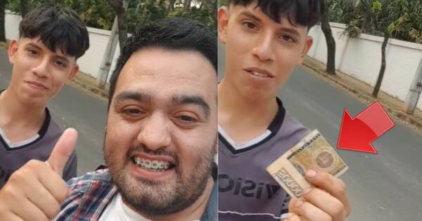 La Nación / Viral: Conductor de plataforma entregó dinero perdido a pasajero