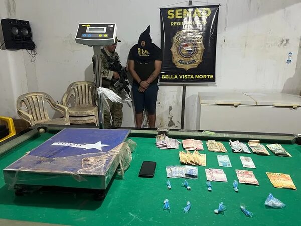 Desmantelan dos puntos de microtráfico y detienen a dos personas en Bella Vista Norte - Policiales - ABC Color