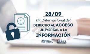 Hoy se conmemora el Día Internacional del Acceso Universal a la Información