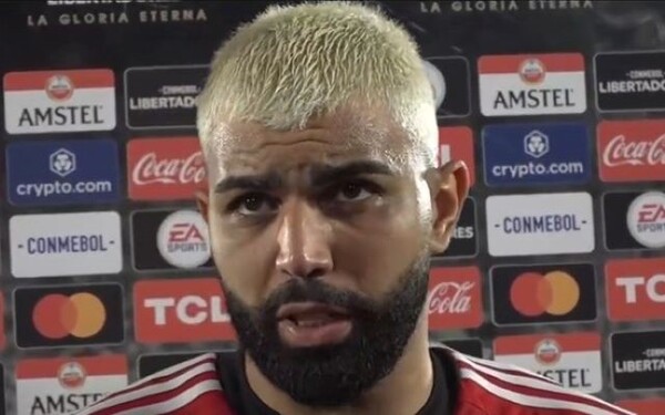 Gabigol castigado por tirotear contra arbitraje por pase de Olimpia a cuartos