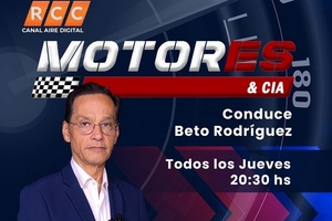 Las informaciones del mundo automovilístico podrás disfrutarlo en Motores & Cia por la RCC TV