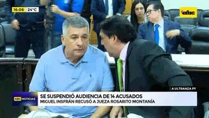 Video: se suspendió audiencia de 14 acusados  - ABC Noticias - ABC Color