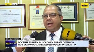 Video: docente español buscado en su país, detenido - ABC Noticias - ABC Color