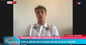 Joven paraguayo fichado por un club español: “Lo mejor es ir paso a paso” - trece