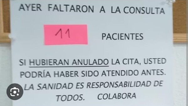 IPS se plaguea porque asegurados faltan a citas médicas y usuarios le responden