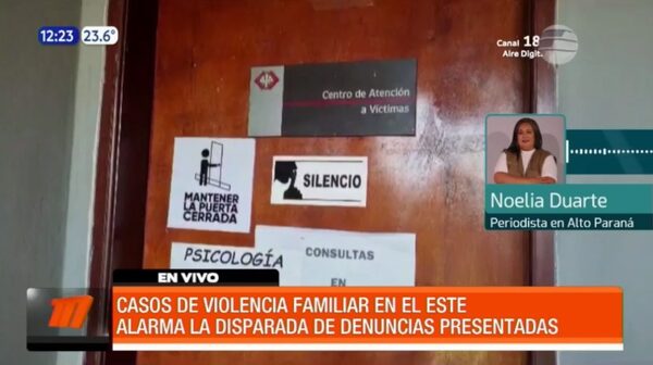 Alarma ante aumento de violencia familiar en el Este | Telefuturo