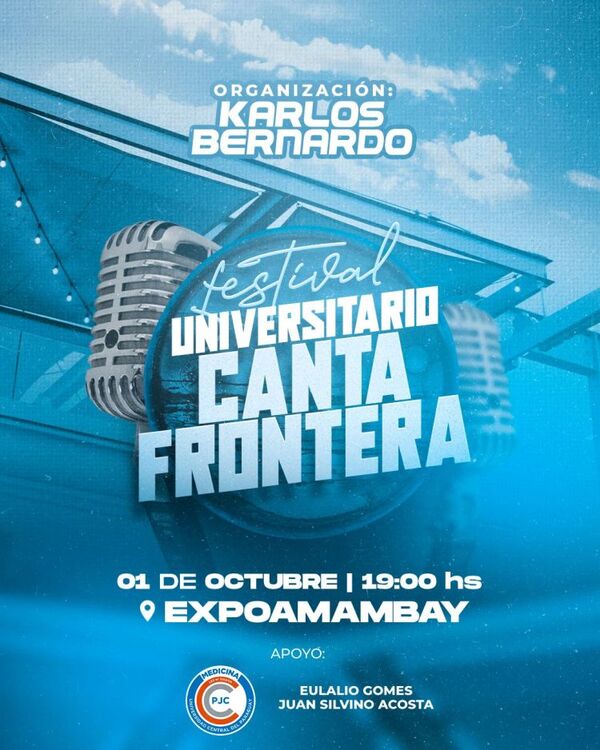 Primer día de la Expo Amambay 2023 con el Festival Universitario