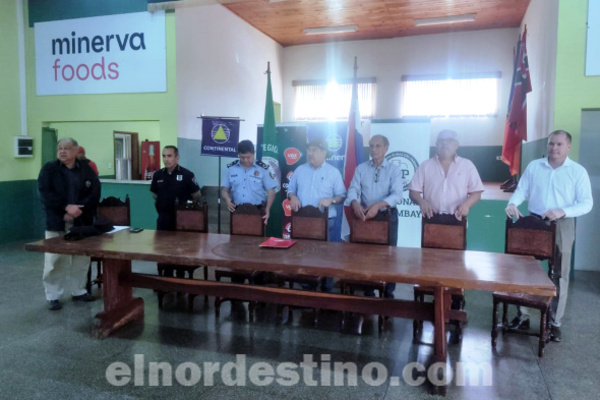 Organismos de seguridad toman compromiso de brindar cobertura completa durante toda la XXVI Expo Amambay 2023 - El Nordestino