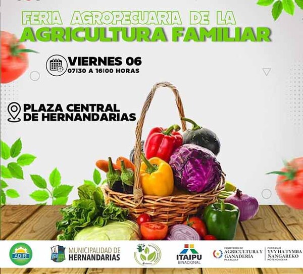 Preparan Feria Agropecuaria de la Agricultura Familiar a desarrollarse en Hernandarias | DIARIO PRIMERA PLANA