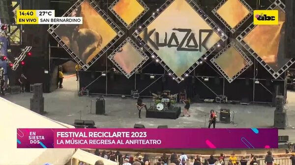 Festival ReciclArte 2023: la música regresa al anfiteatro - Ensiestados - ABC Color