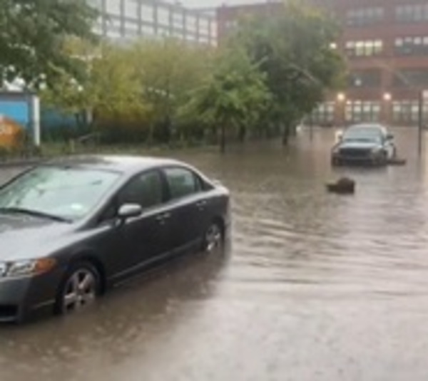 Fuertes tormentas inundan calles de Nueva York - Paraguay.com