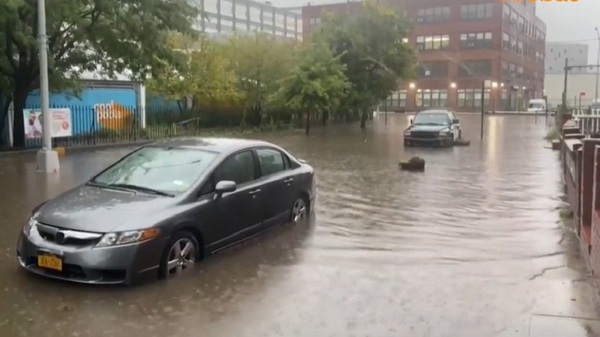 EEUU: Fuertes tormentas inundan calles de Nueva York - Noticias Paraguay
