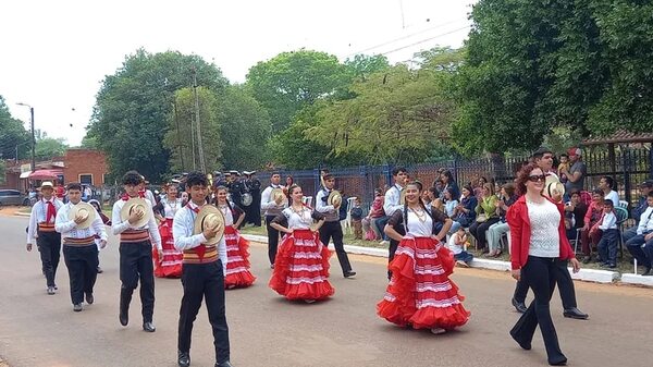 Celebran con desfile el día de la victoria de Boquerón en Villa del Rosario - Nacionales - ABC Color
